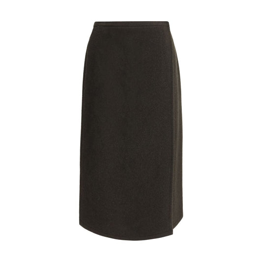 Fleece wrap Skirt in pure Wool