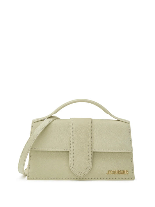 Beige Textured Le Grand Bambino Bag