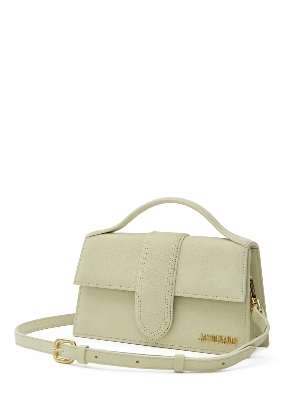 Beige Textured Le Grand Bambino Bag
