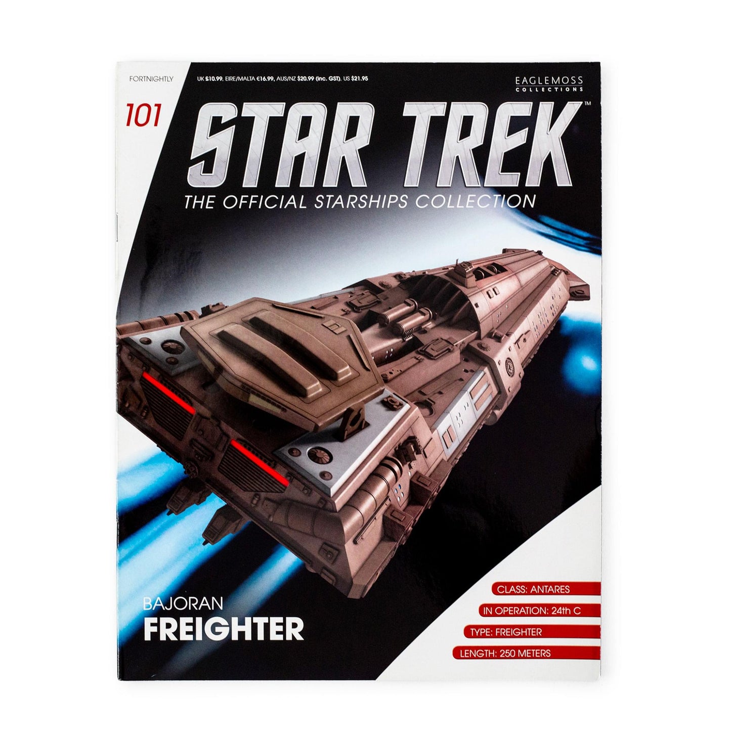Eaglemoss Star Trek Starships Bajoran Freighter Magazine