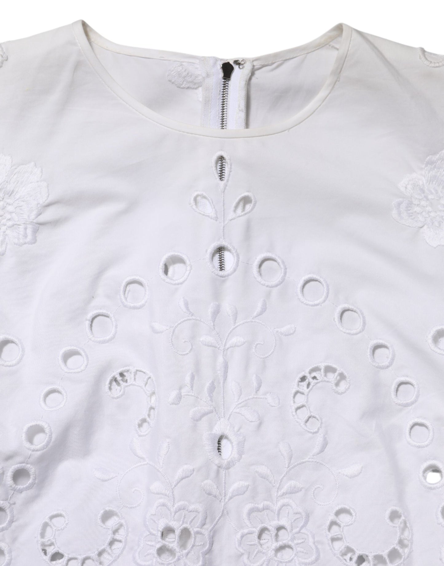 White Cut Out A-line Sheath Mini Dress