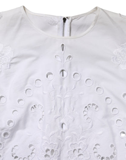 White Cut Out A-line Sheath Mini Dress