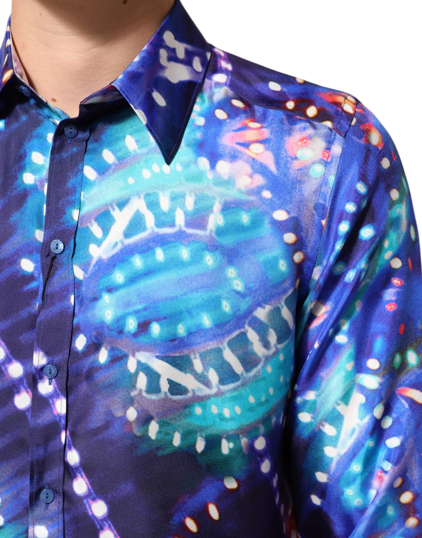 Multicolor Luminarie MARTINI Slim Men Shirt