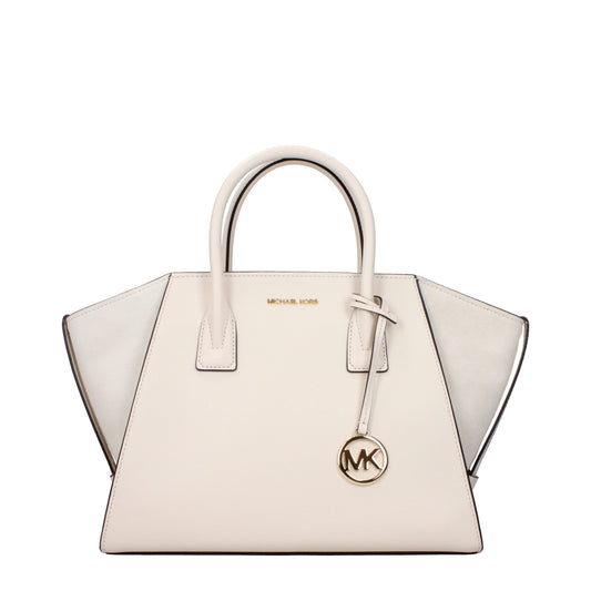 Beige Leather Handbags