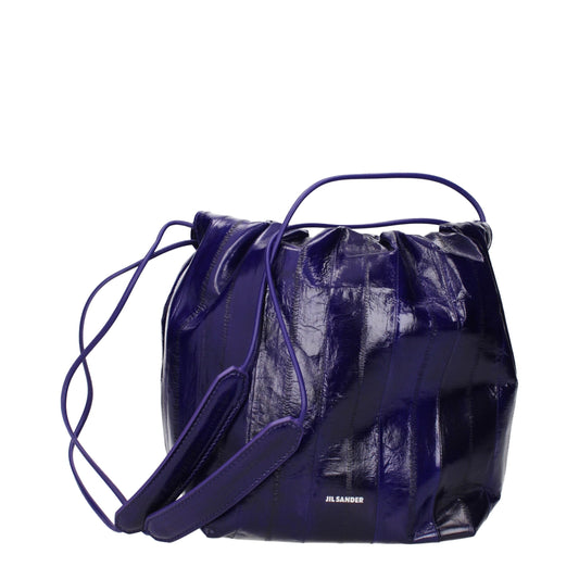 Purple Leather Shoulder Bags
