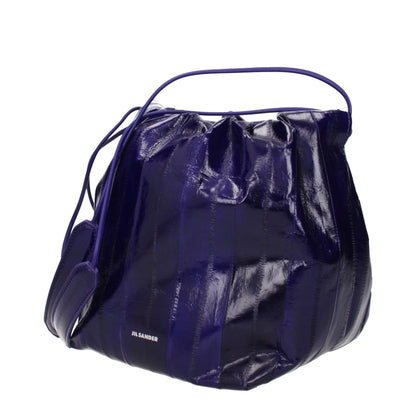 Purple Leather Shoulder Bags