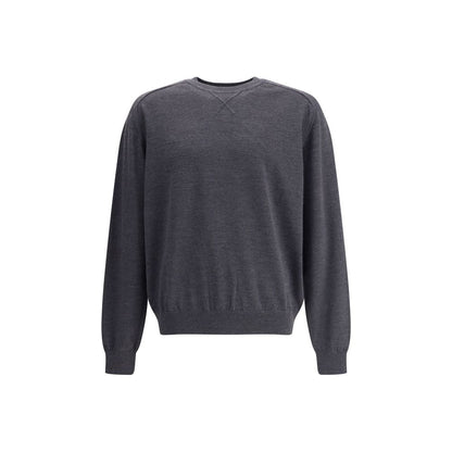 Crew-neck Sweater in merino wool