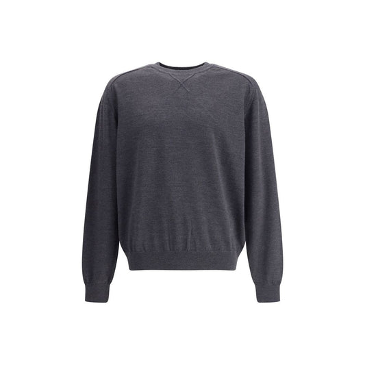 Crew-neck Sweater in merino wool