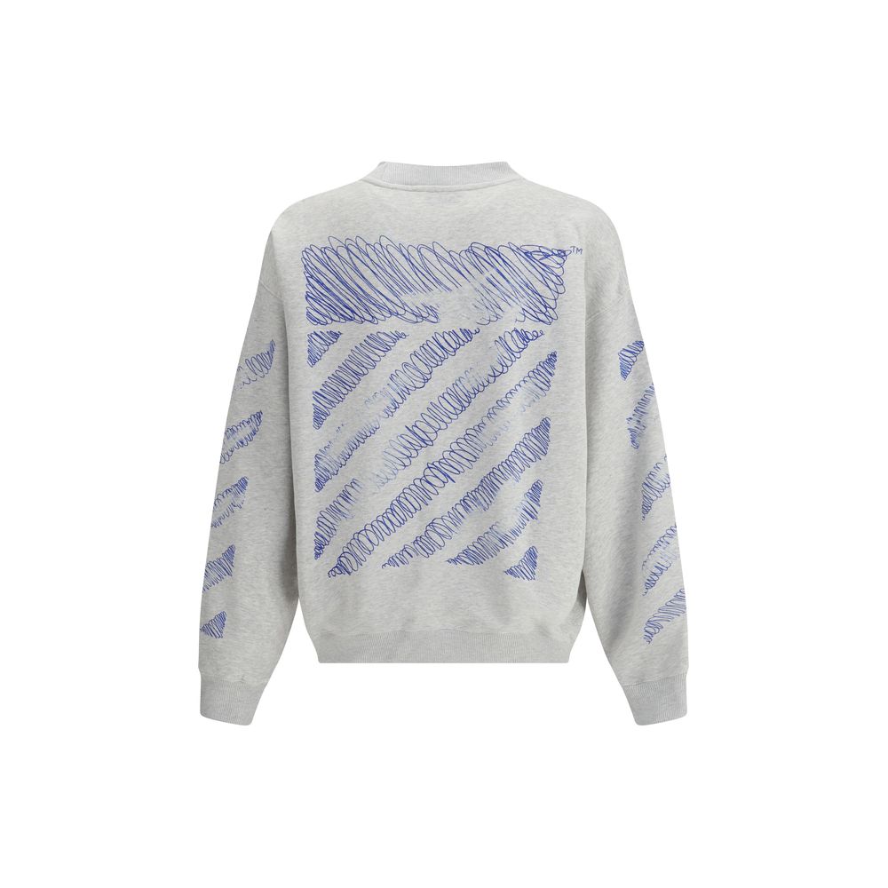 Scribble Diag Skate Crewneck
