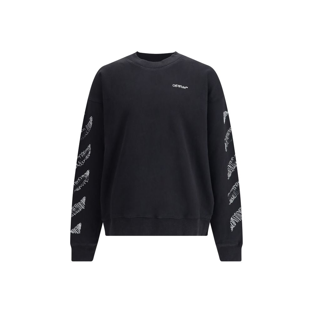 Scribble Diag Skate Crewneck
