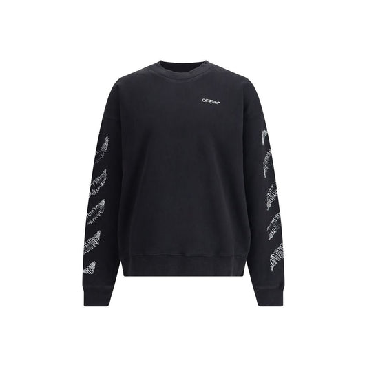 Scribble Diag Skate Crewneck