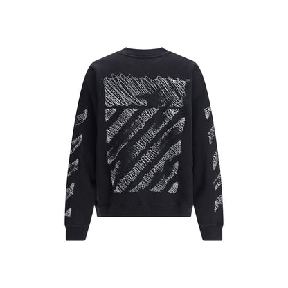 Scribble Diag Skate Crewneck