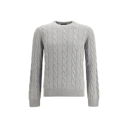 Braided-effect crewneck Sweater