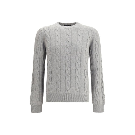 Braided-effect crewneck Sweater