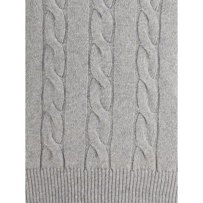 Braided-effect crewneck Sweater