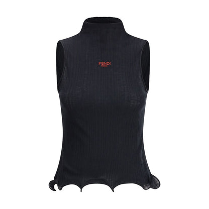 Sleeveless Virgin Wool Top
