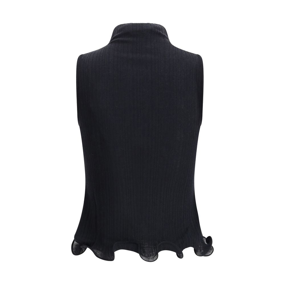 Sleeveless Virgin Wool Top