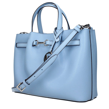 Light Blue Leather Handbags