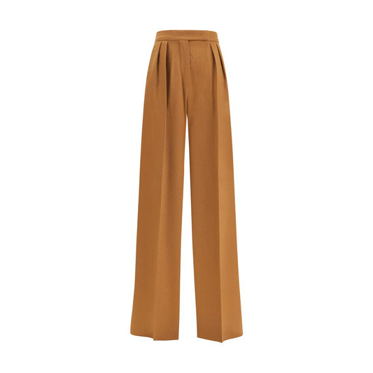 Wide Camel Drap Pants