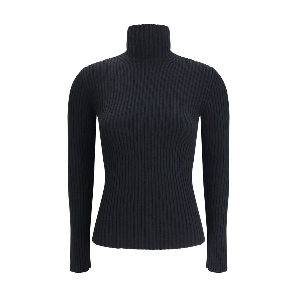 Ribbed long-sleeve T-shirt
