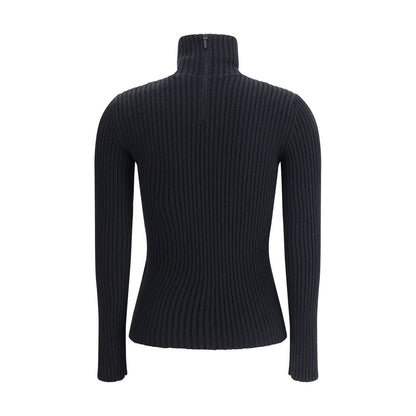 Ribbed long-sleeve T-shirt