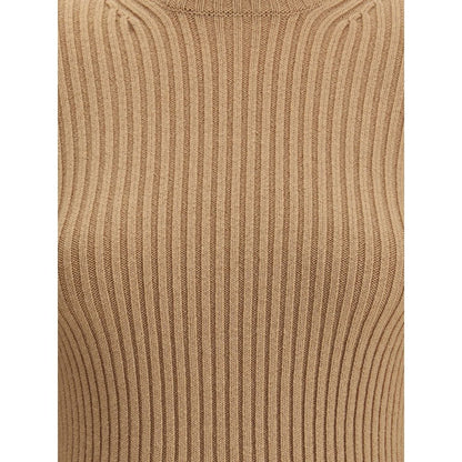 Ribbed long-sleeve T-shirt