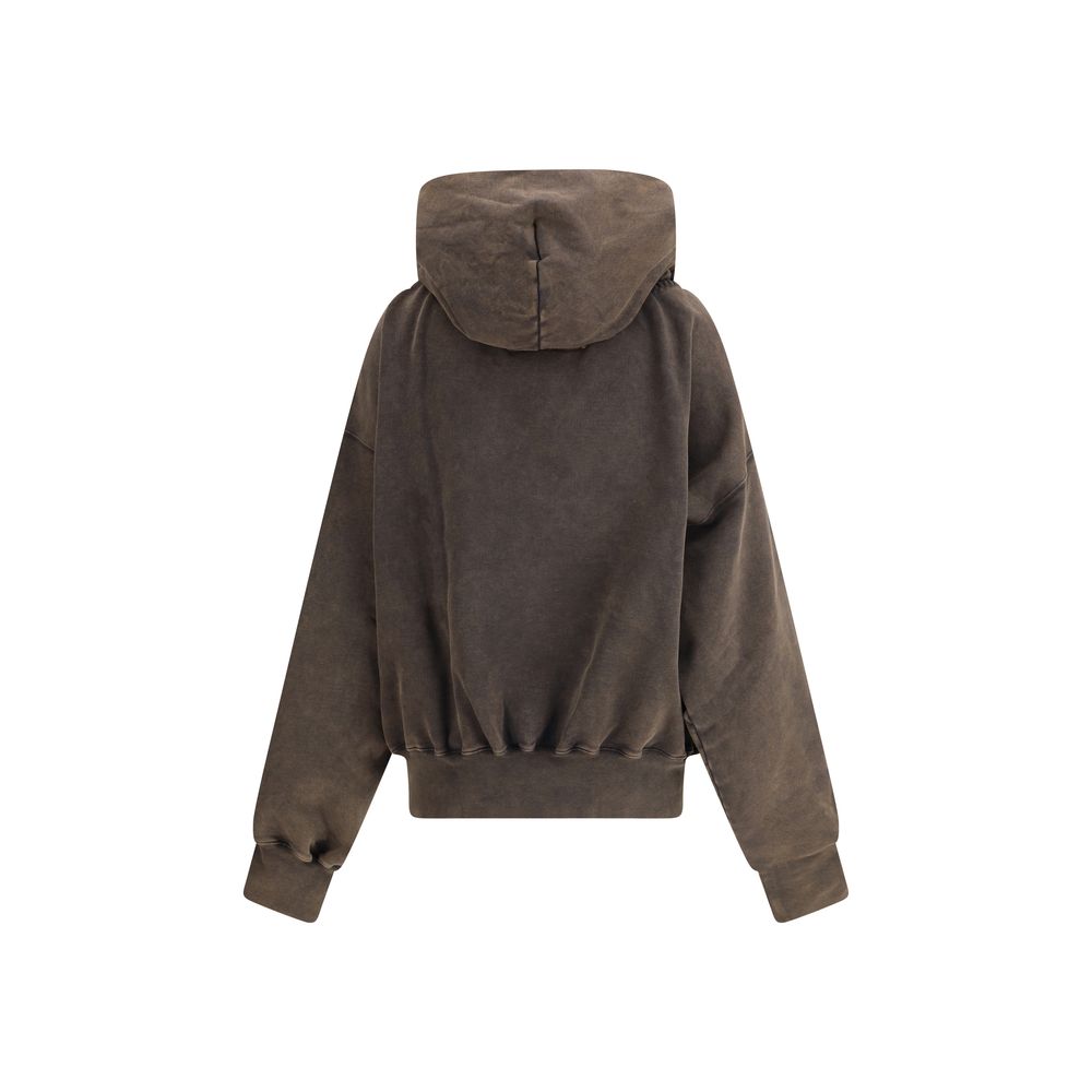 Gathered Neckline Hoodie