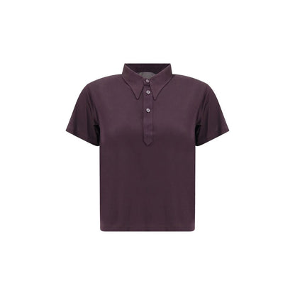 Semi-sheer polo Shirt