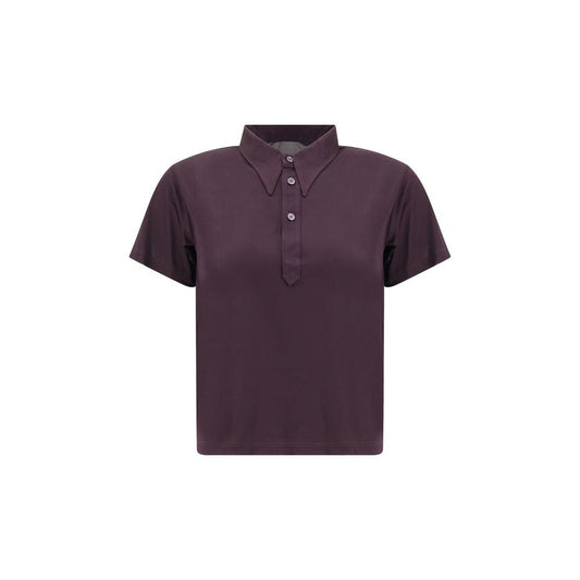 Semi-sheer polo Shirt