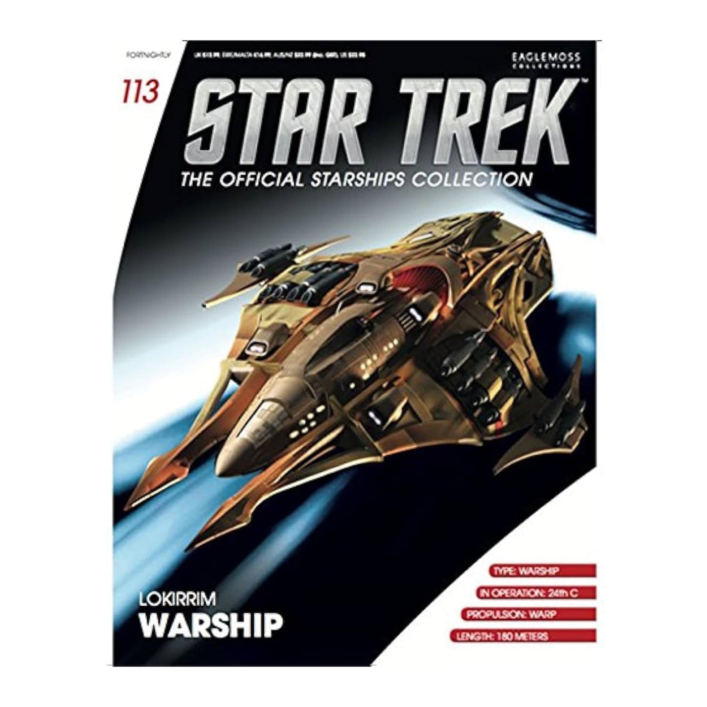 Eaglemoss Star Trek Starships Lokirrim Fighter Magazine