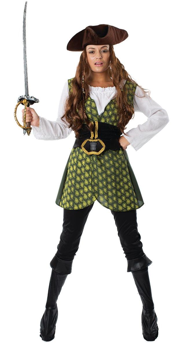 Swashbuckling Pirate Women's Costume - Small