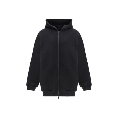 Cotton-nylon zip-up Hoodie