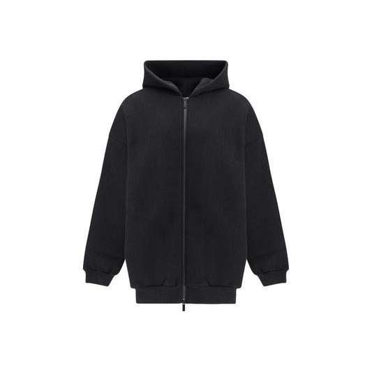 Cotton-nylon zip-up Hoodie
