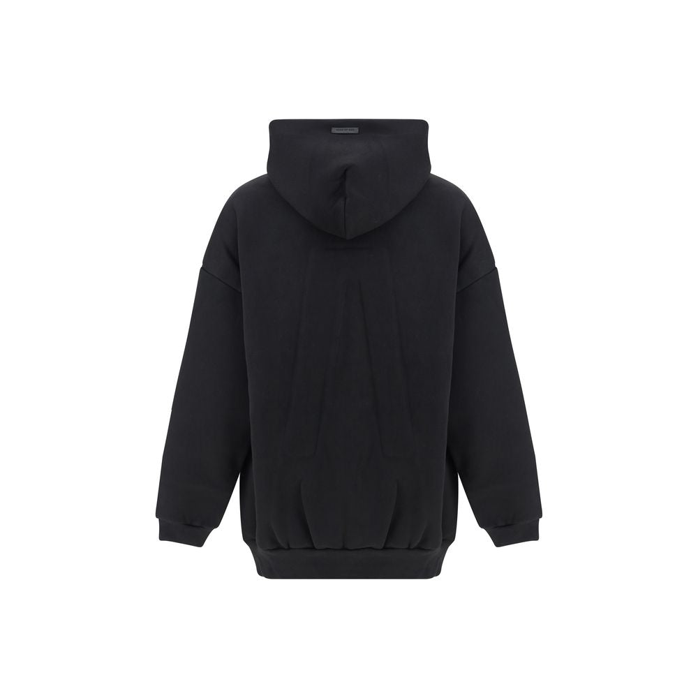 Cotton-nylon zip-up Hoodie