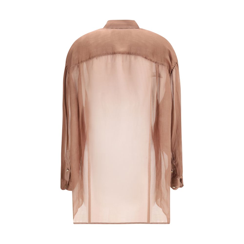 Keanu silk organza Shirt