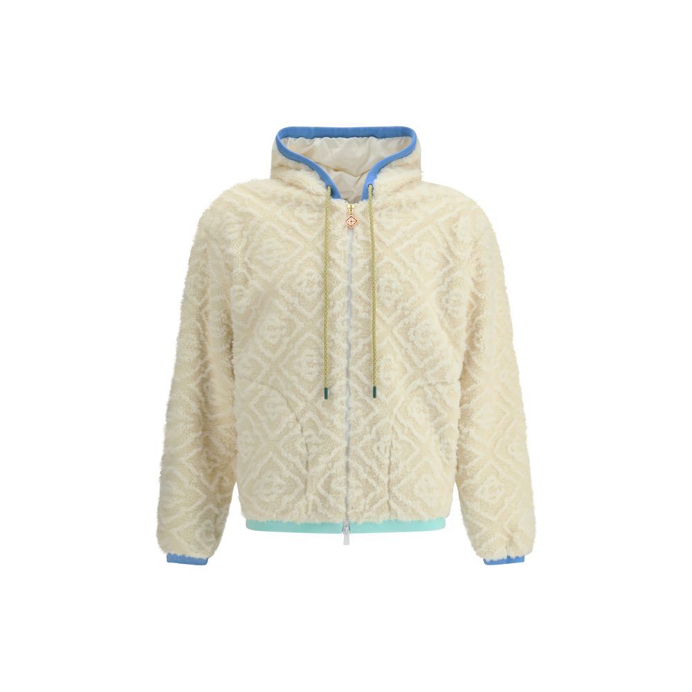 Monogram jacquard fleece Jacket
