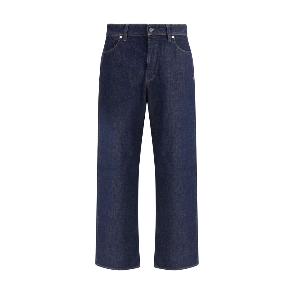 Denim-Rinsed Jeans with a classic 5-pocket construction