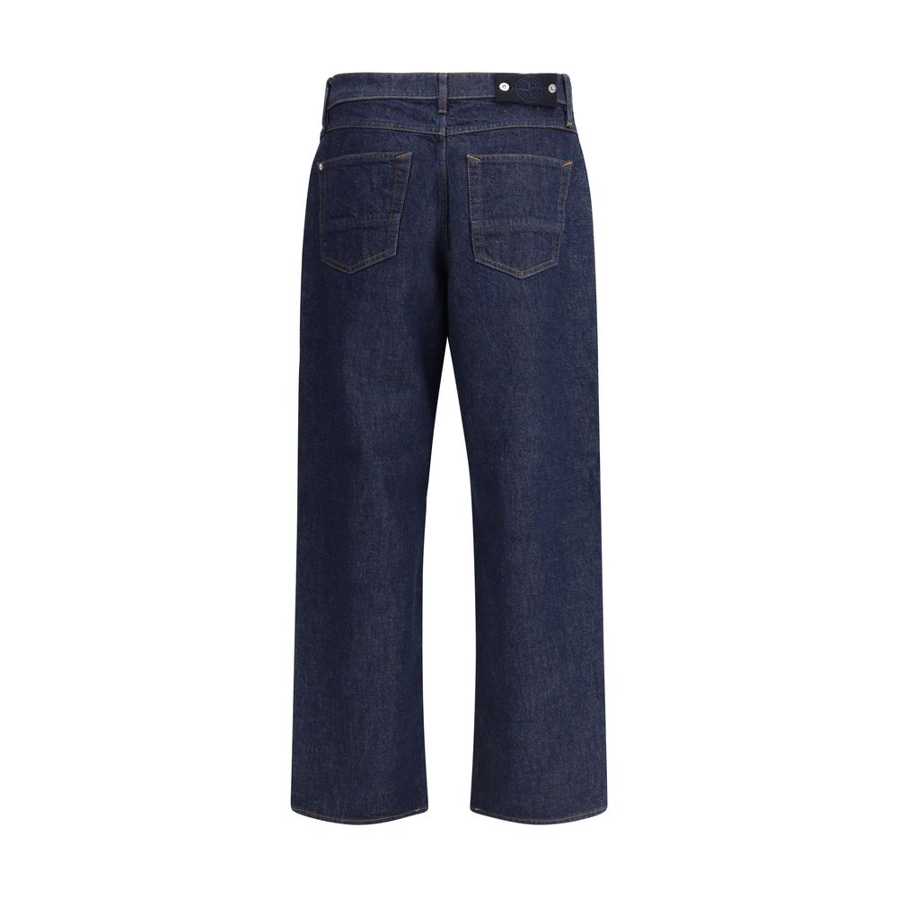 Denim-Rinsed Jeans with a classic 5-pocket construction