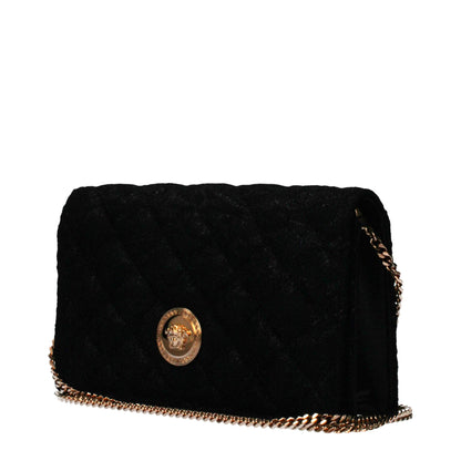 Black Fabric Clutch Bags