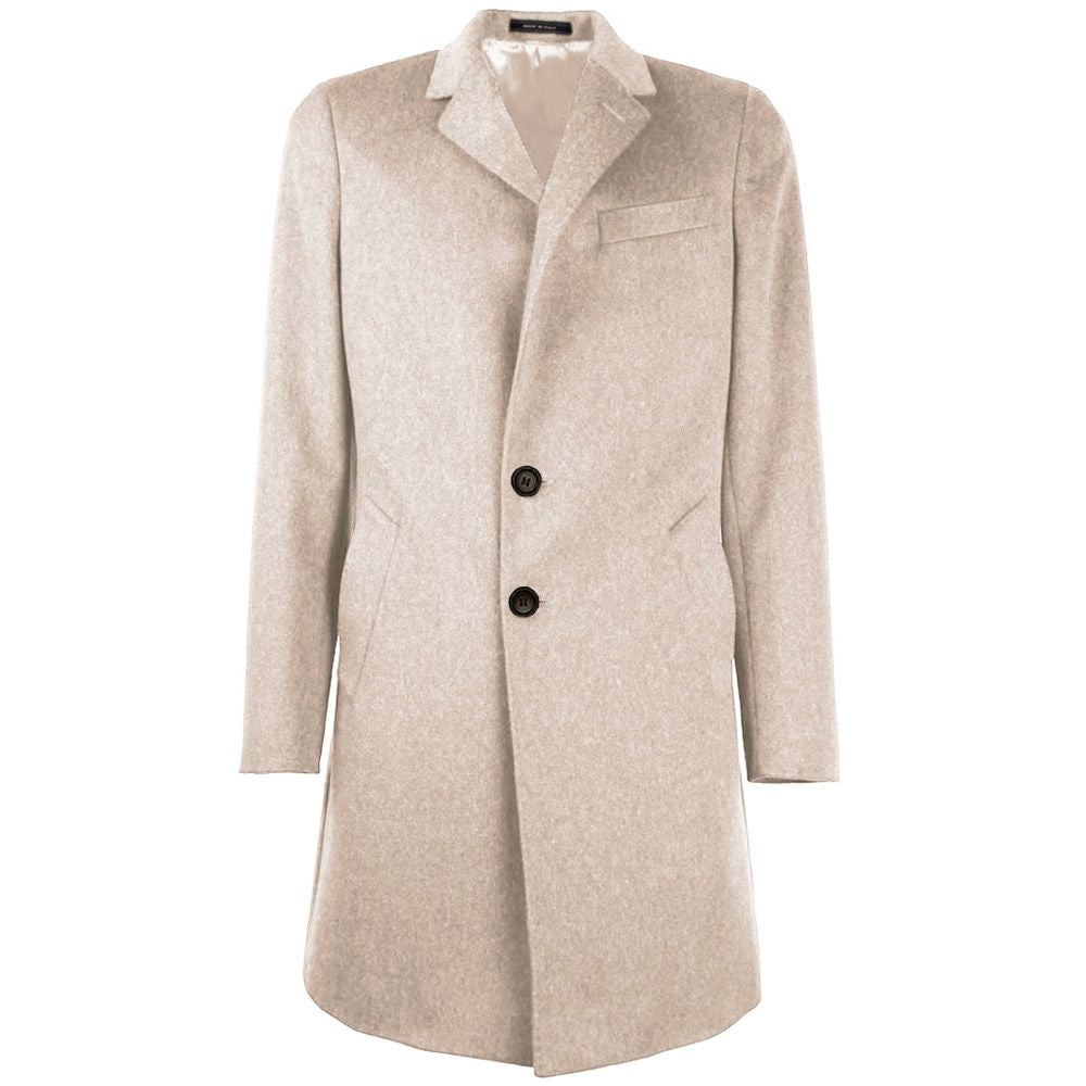 Beige Wool Coat