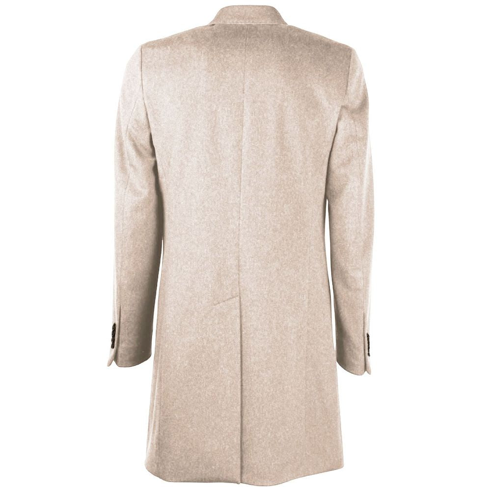 Beige Wool Coat