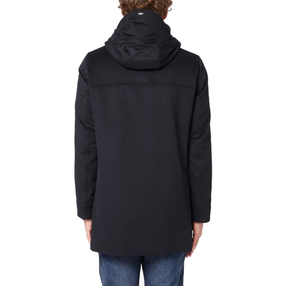 Wool Cashmere Hooded Coat