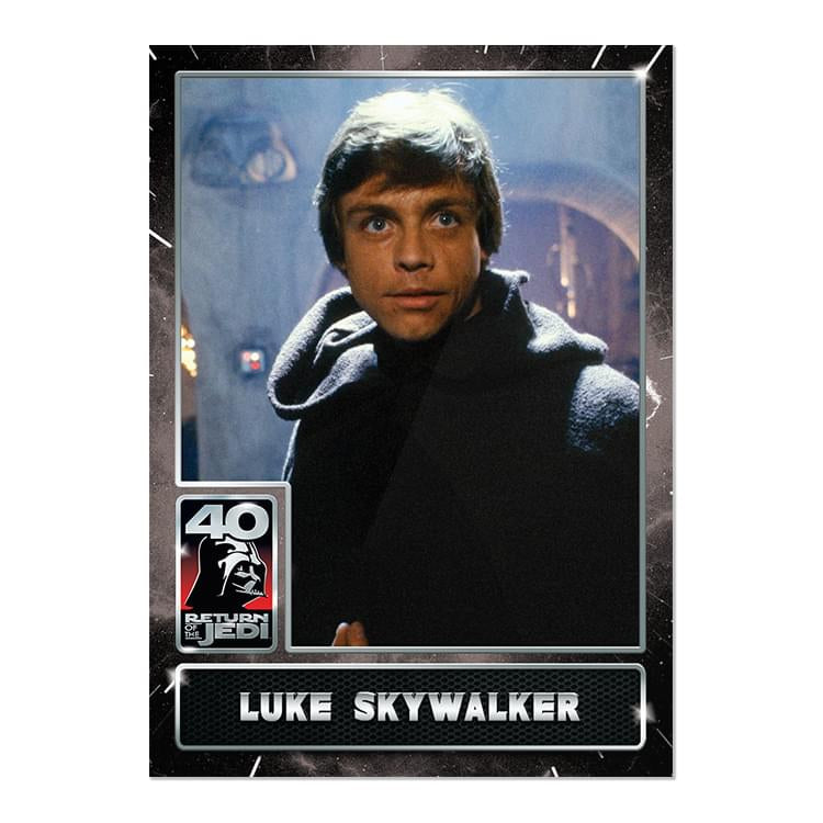 Star Wars ROTJ 40th Anniversary 2023 Topps Card #1 | Luke Skywalker