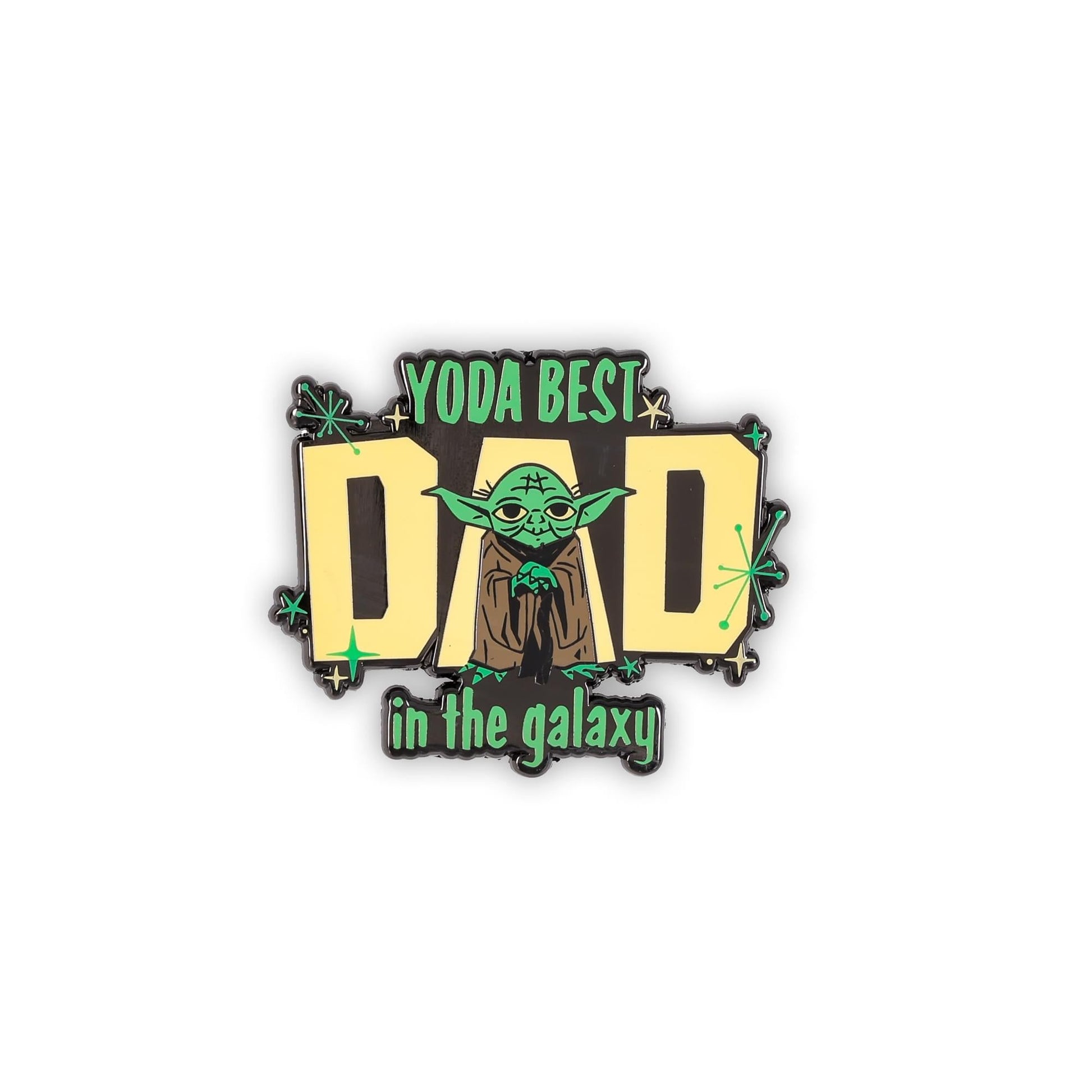 Star Wars "Yoda Best Dad In The Galaxy" Father's Day Enamel Pin