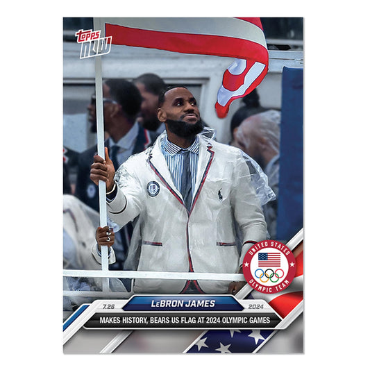 Olympic Games 2024 TOPPS NOW Card 4 | LeBron James