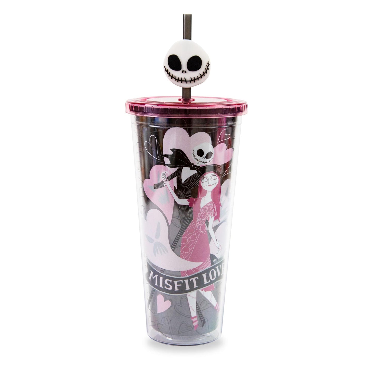 Disney The Nightmare Before Christmas "Misfit" Carnival Cup with Lid and Straw