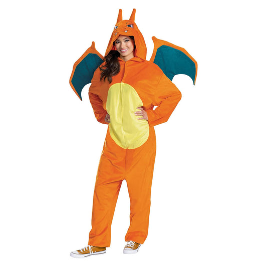 Pokemon Charizard Deluxe Adult Costume | X-Large (42-46)