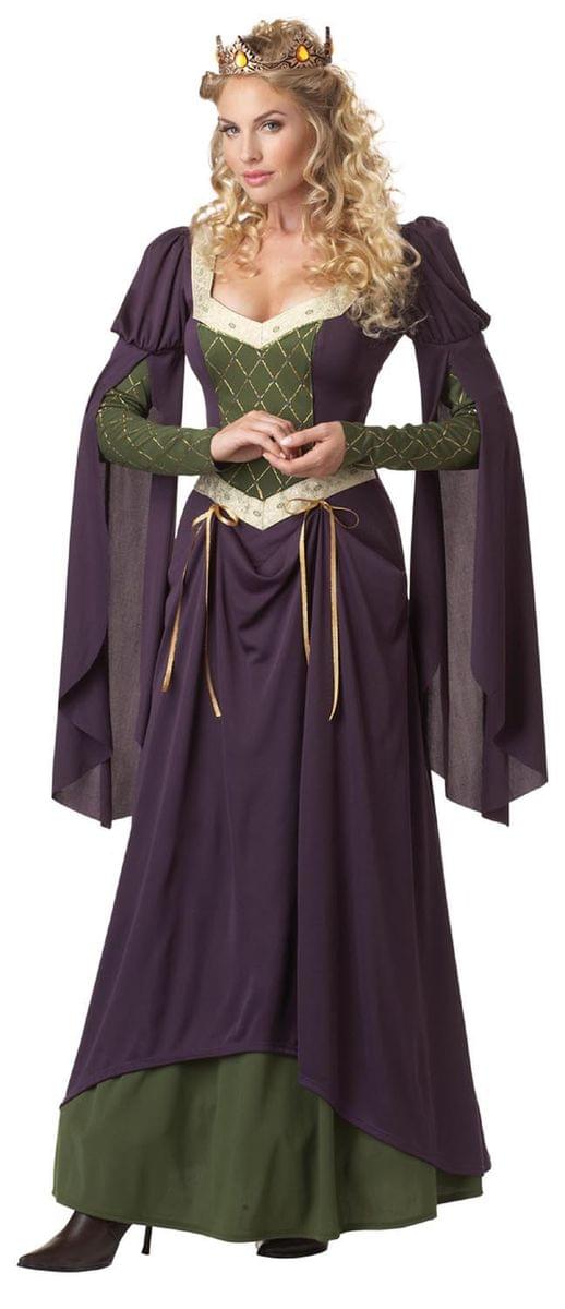 Lady In Waiting Medieval Queen Costume Adult Large 10-12