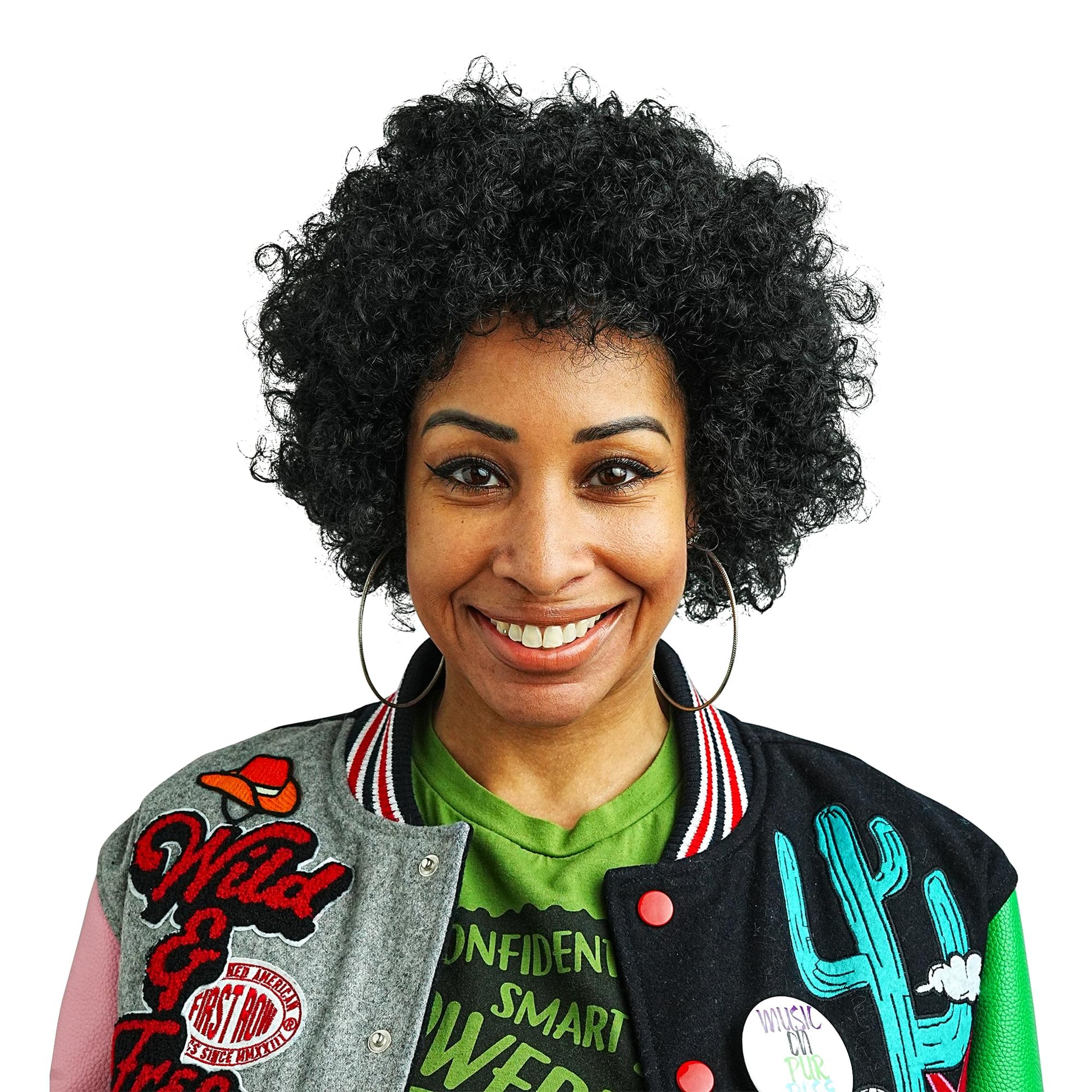 Warriors Afro Costume Black Wig Adult One Size 