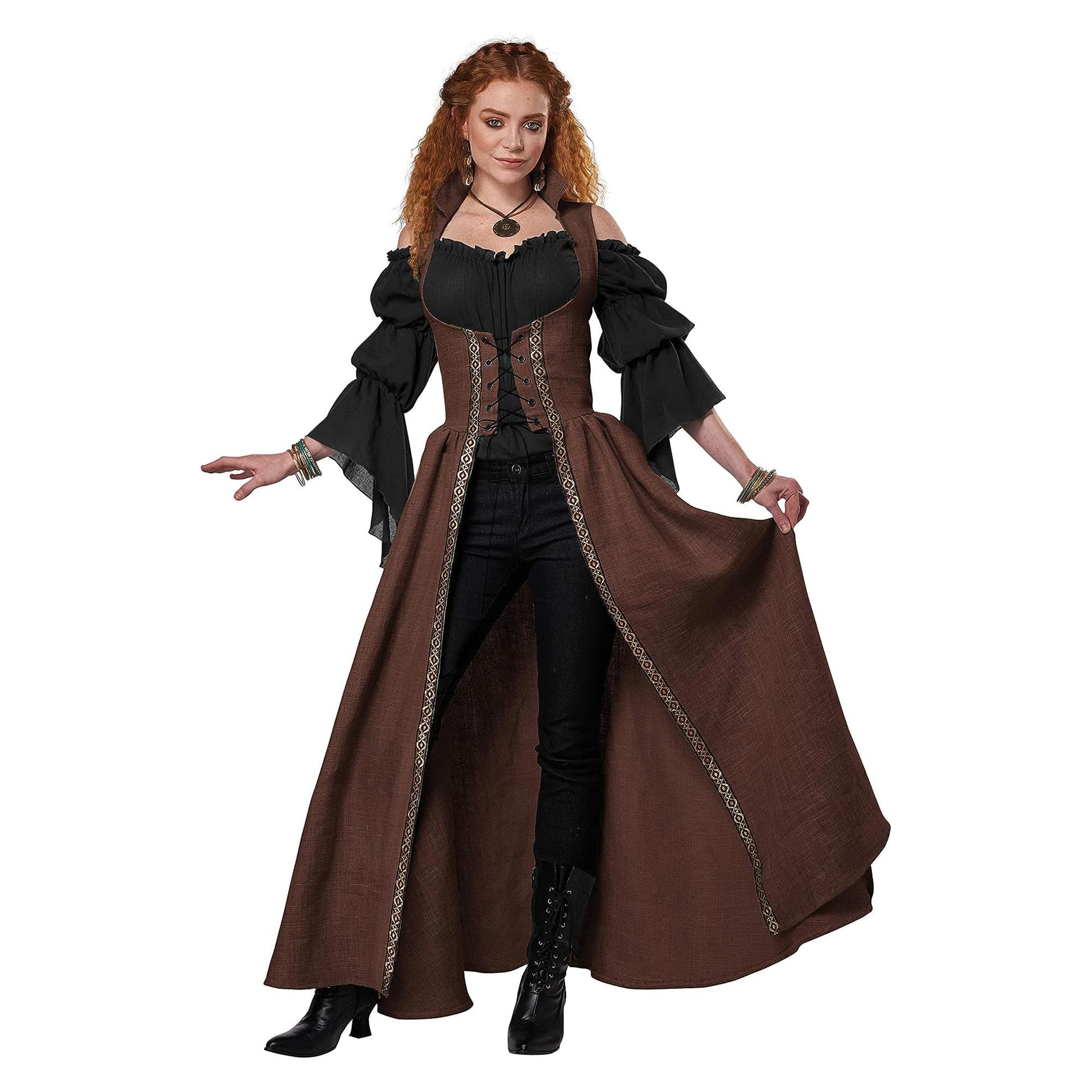 Medieval Overdress Adult Womens Costume | S/M